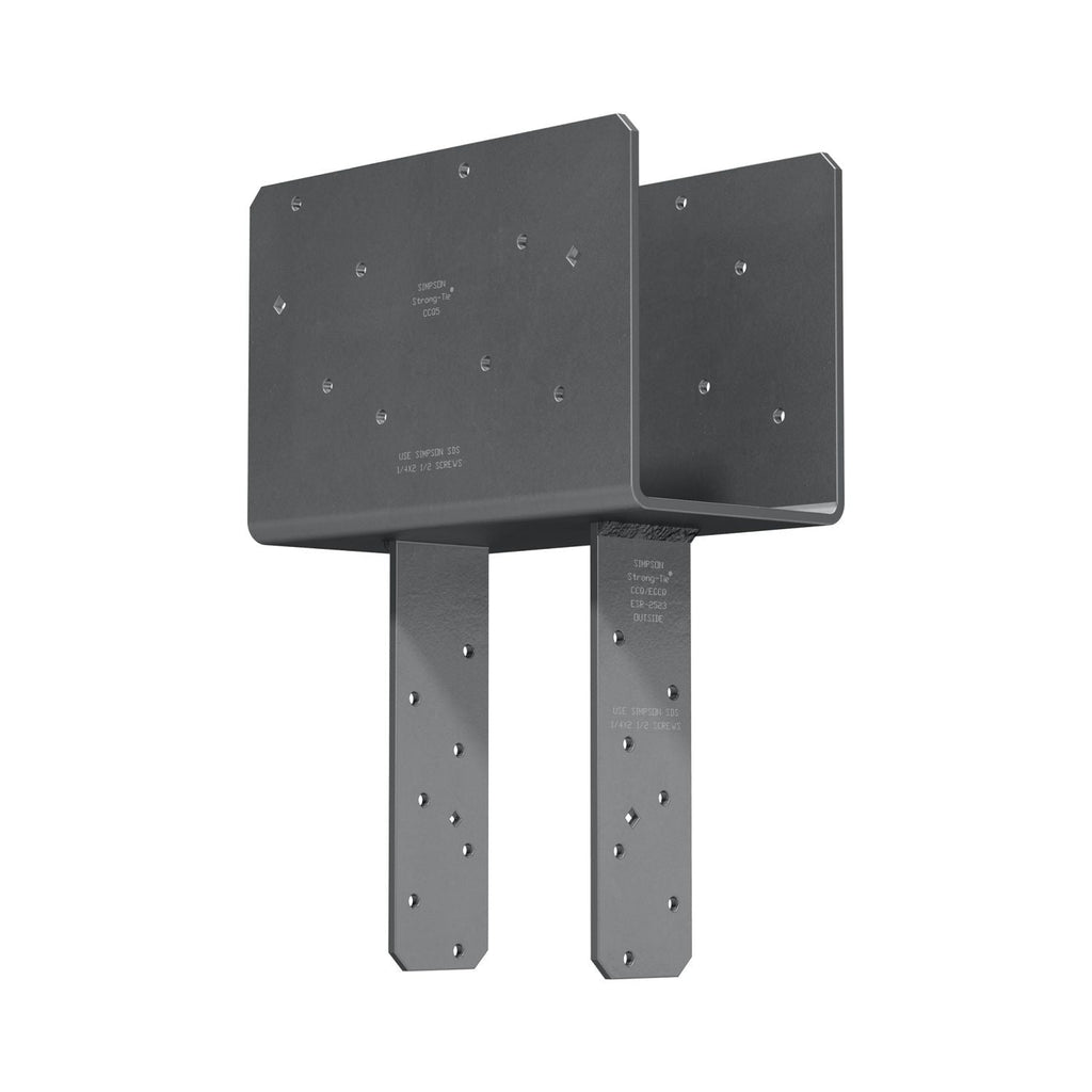 Simpson Strong-Tie CCQ5-6SDS2.5 CCQ Column Cap for 5-1/8-in. Beam, 6x Post with Strong-Drive SDS Screws