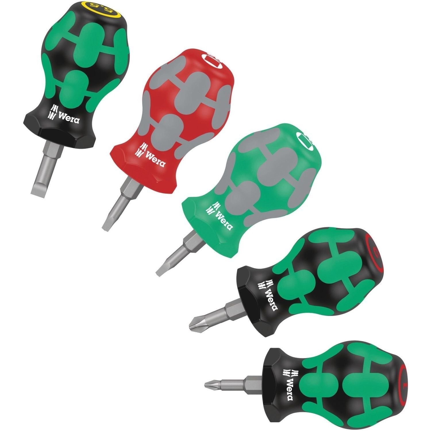 Wera Stubby Set 3 Screwdriver Set, 5-Pieces