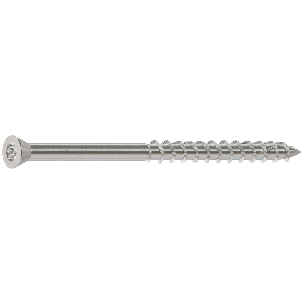 Simpson Strong-Tie S07250WP5 Deck-Drive DWP WOOD SS Screw, #7 x 2-1/2-in. T-15, Trim Head, Type 305, 5-lb.