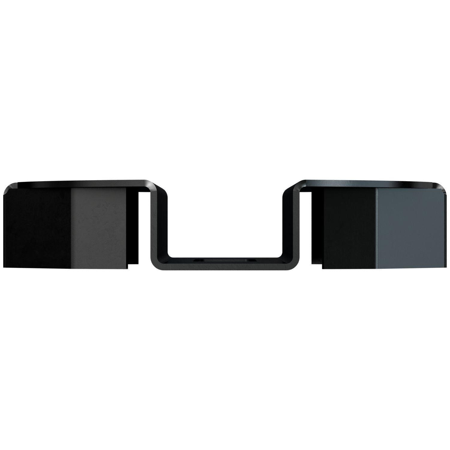 Simpson Strong-Tie PBV6PC PBV 6-in. Black Powder-Coated Hidden Standoff Post Base for Viga Post