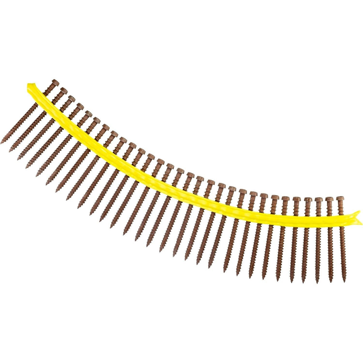 Simpson Strong-Tie DCU234SRD01 Deck-Drive DCU COMPOSITE Screw (Collated), #10 x 2-3/4-in. Quik Guard Red 01, 1000-Pack