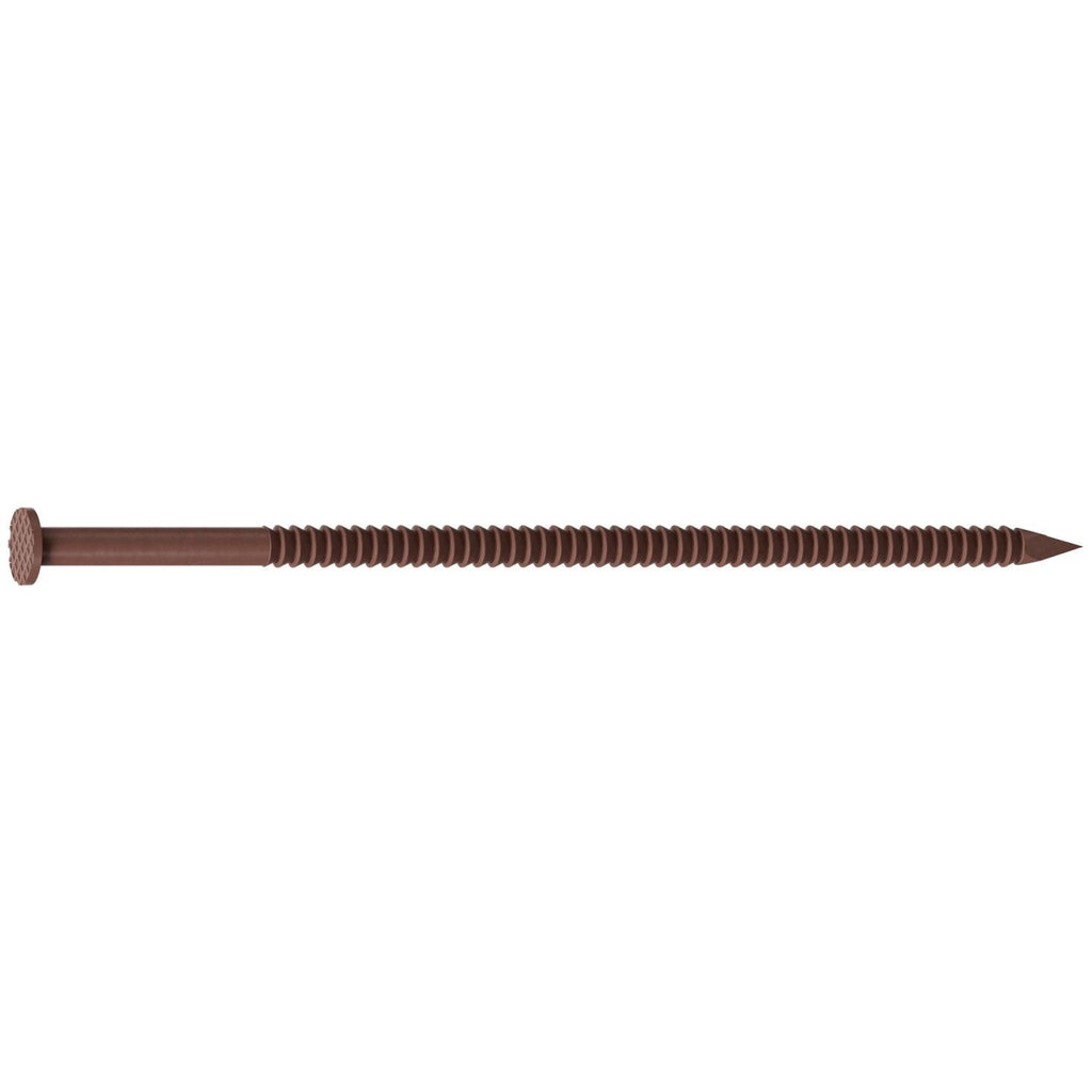Simpson Strong-Tie S16SNDR5 Painted Siding Nail, 3-1/2-in. x .120-in. Type 304 Stainless Steel, Redwood, 5-lb.