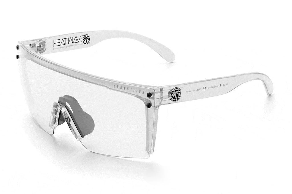Heat Wave Lazer Face Sunglasses VAPOR CLEAR Frame Photochromic Lens Z87