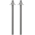Simpson Strong-Tie RFB#5X10-SS316P2 RFB 5/8-in. x 10-in. Type 316 Stainless-Steel Retrofit Bolt, 2-Pack