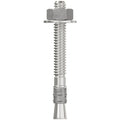 Simpson Strong-Tie STB2-25214S4F100 Strong-Bolt 2, 1/4-in. x 2-1/4-in. Type 304 Stainless-Steel Wedge Anchor, Fully Assembled, 100-Pack