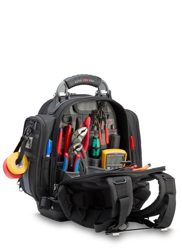 Veto Pro Pac TECH PAC MCP Blackout Compact Tool Backpack