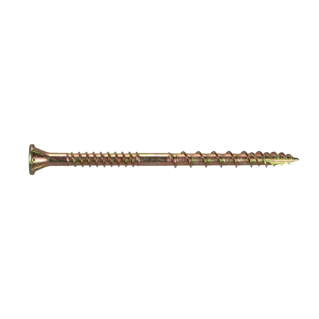 Simpson Strong-Tie CSVZ3R70 Strong-Drive CSV Construction Screw, #10 x 3-in. T25, Flat Head, Yellow Zinc, 70-Pack