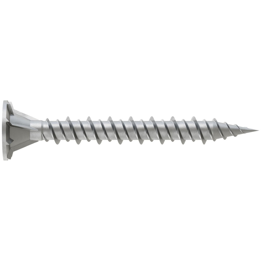 Simpson Strong-Tie CB3BLGHL158S CB3BLGHL Fiber-Cement Board Screw (Collated)— #9 x 1-5/8-in. #3 SQU, 1500-Pack