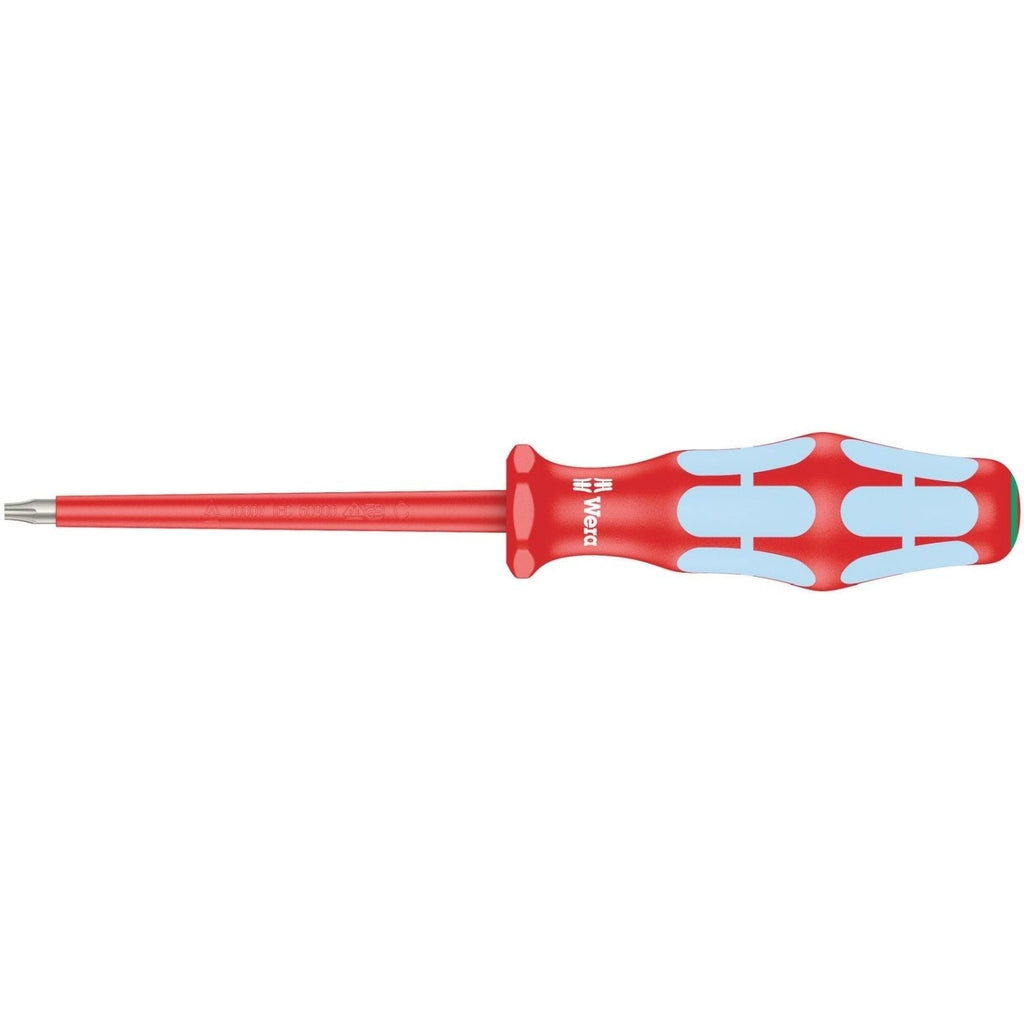 Wera 3167 I VDE Insulated Torx Screwdriver, Stainless Steel, Torx 9x80-mm.