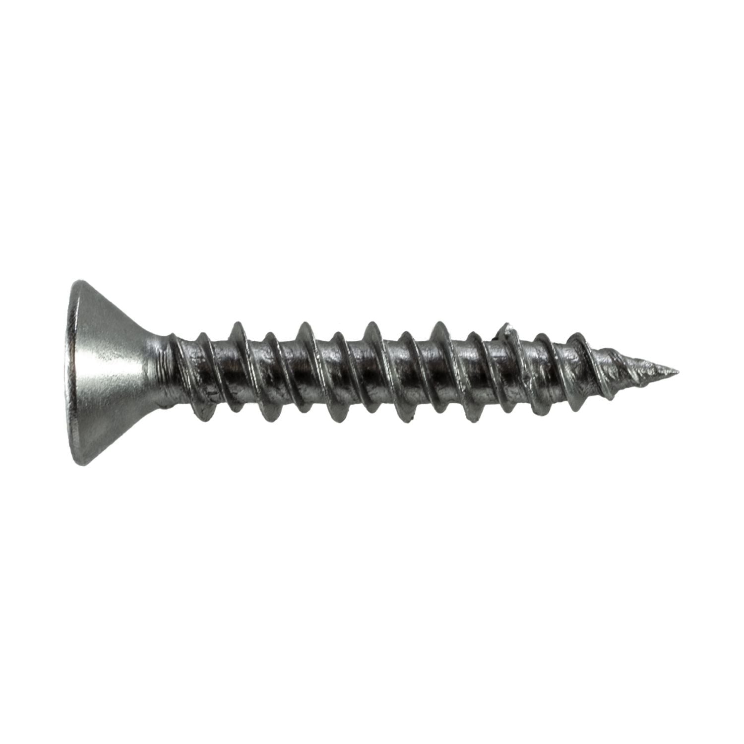 Simpson Strong-Tie T08J100FXM Marine Screw, Flat Head, #8 x 1-in. #2 Phillips Drive, Type 316, 1000-Pack