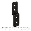 Simpson Strong-Tie APVDJT2-4 Outdoor Accents Avant Collection 3-in. ZMAX, Black Powder-Coated Deck Joist Tie for 2x