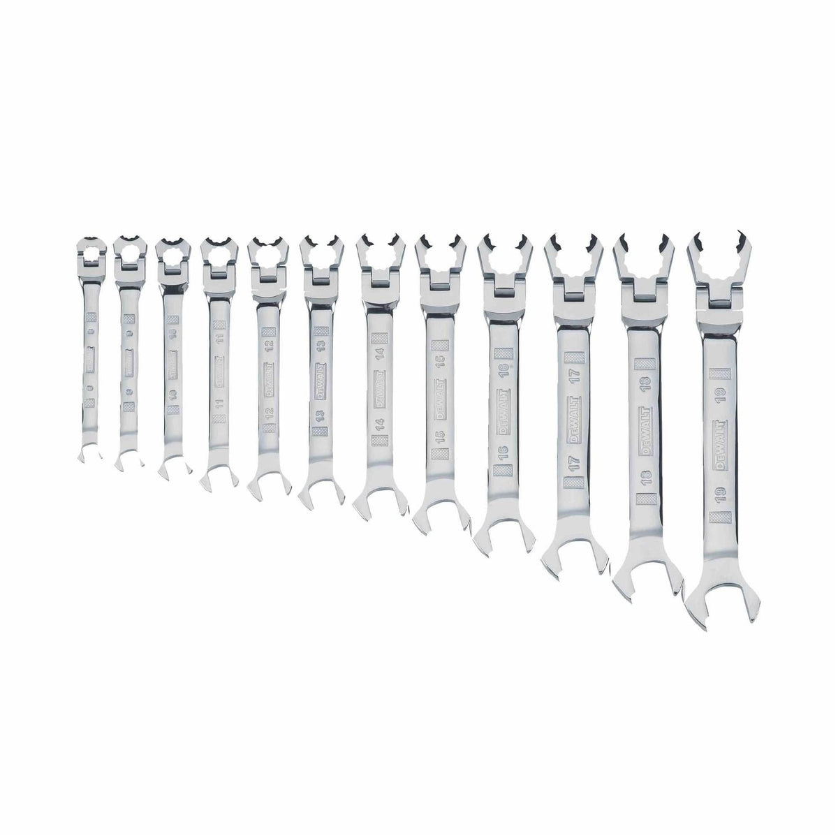 Dewalt DWMT19229 12-Piece Flex Head Ratcheting Metric Wrench Set