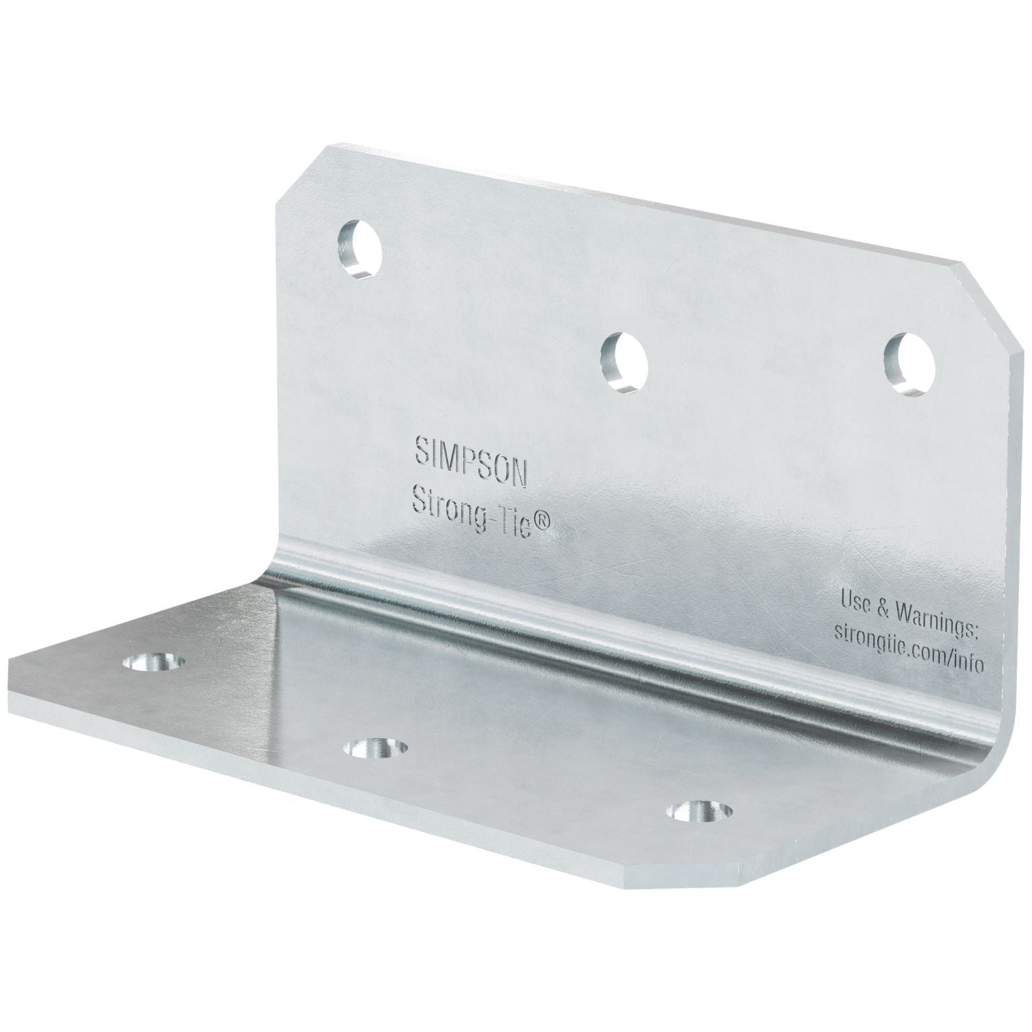 Simpson Strong-Tie ML24SS ML 2-in. x 4-in. 12-Gauge Stainless-Steel Medium L Angle