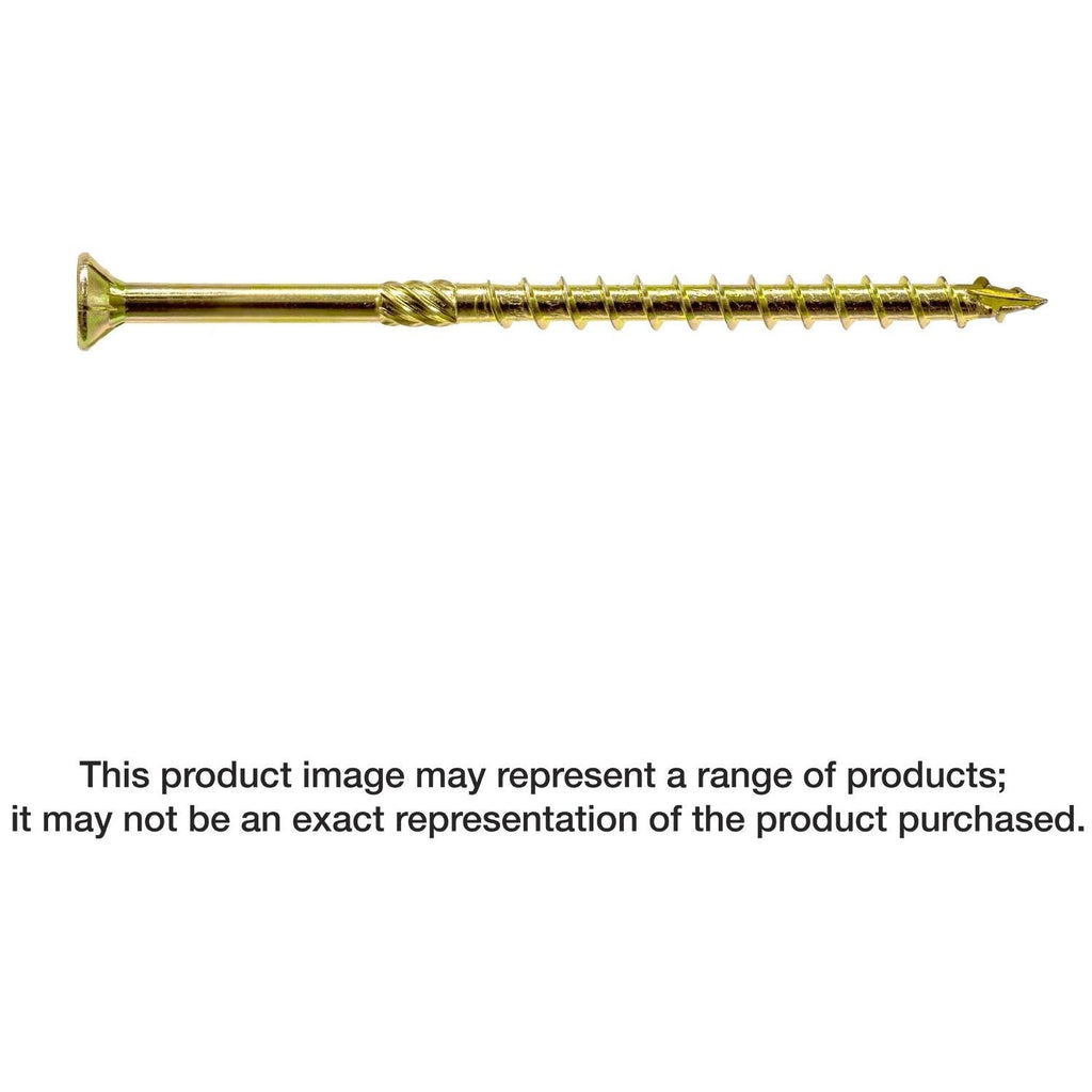 Simpson Strong-Tie SDCP22512 Strong-Drive SDCP TIMBER-CP Screw, 0.315-in. x 5-1/2-in. T40, Yellow Zinc, 250-Pack
