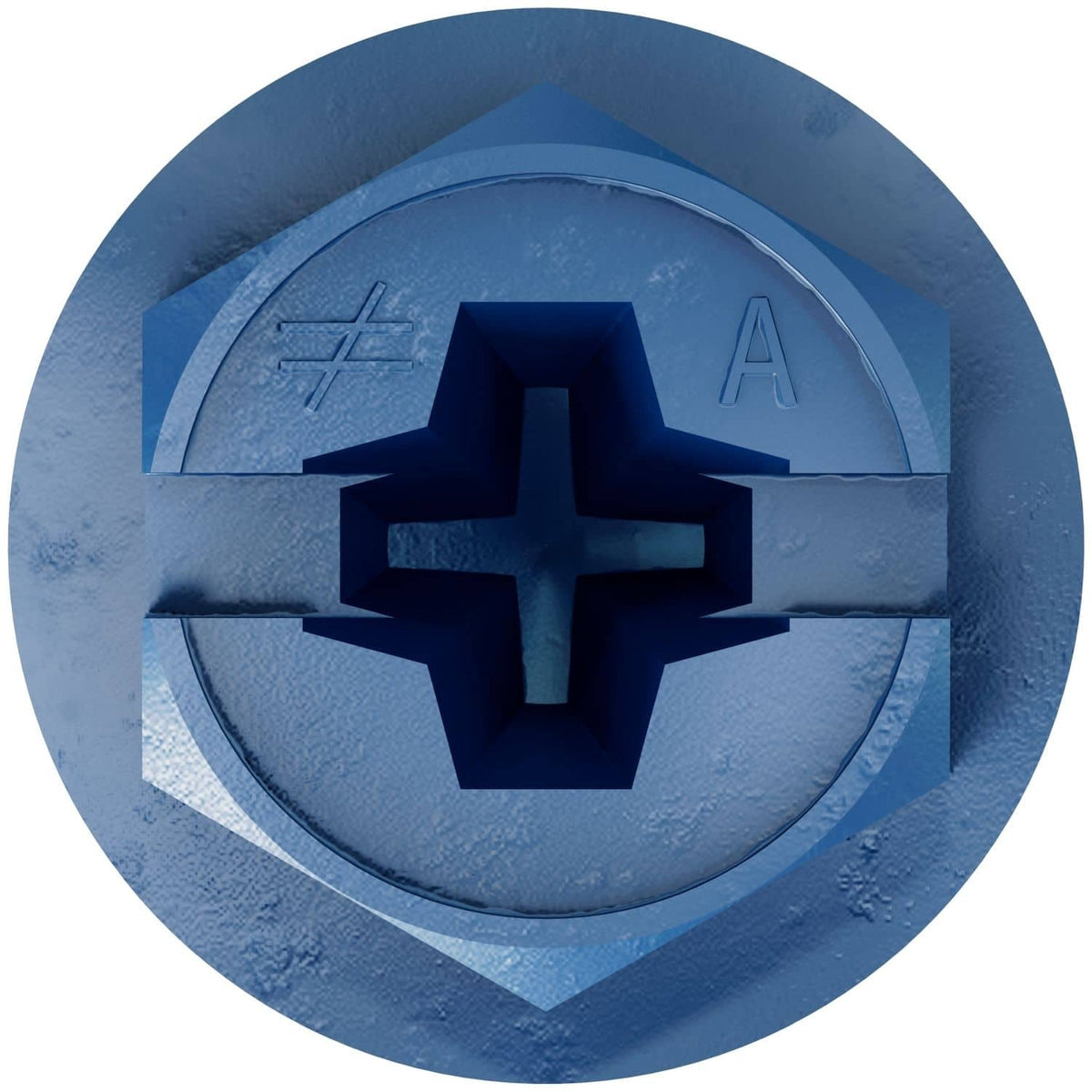 Simpson Strong-Tie TNT25134HC8 Titen Turbo, 1/4-in. x 1-3/4-in. Hex-Head Concrete and Masonry Screw, Blue, 8-Pack
