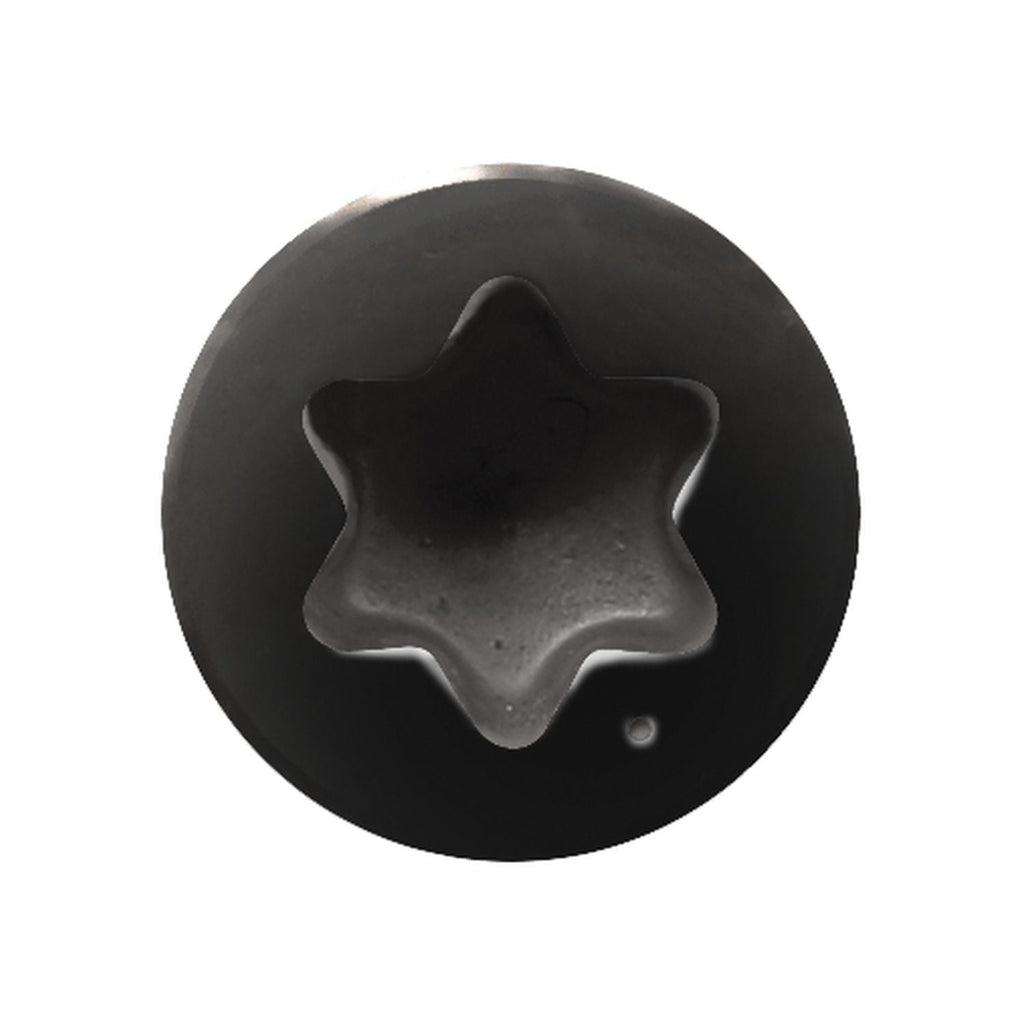 Simpson Strong-Tie S07225FTBBK Trim-Head Screw, 6-Lobe Drive, #7 x 2-1/4-in. T15 Type 305, Black, 1750-Pack