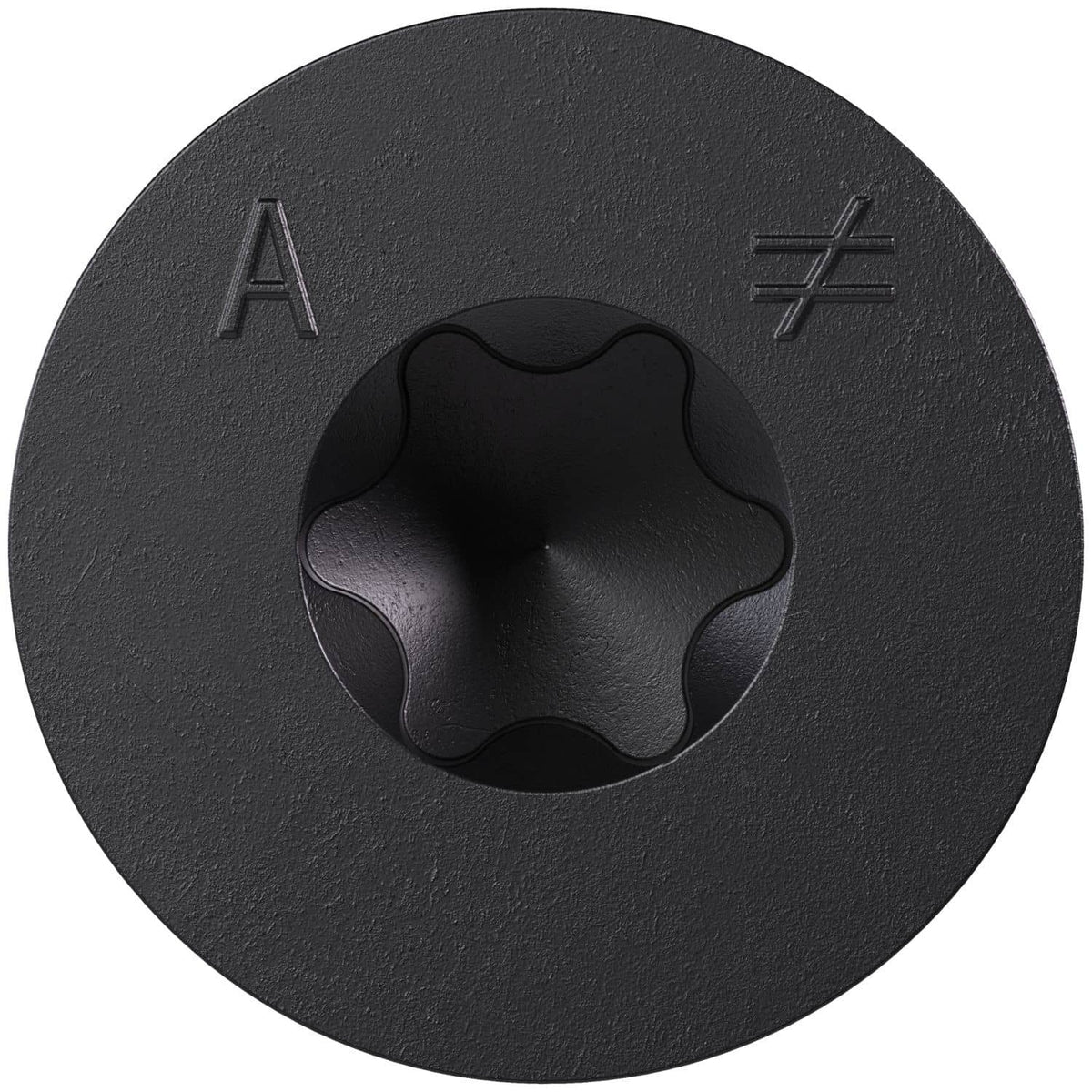 Simpson Strong-Tie TNTBL25134TF Titen Turbo, 1/4-in. x 1-3/4-in. 6-Lobe Flat-Head Concrete and Masonry Screw, Black, 100-Pack