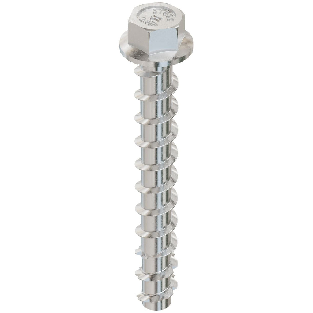 Simpson Strong-Tie Titen HD 1/4-in. x 2-3/8-in. Type 316 Stainless-Steel Heavy-Duty Screw Anchor, 50-Pack (THDC25238H6SS)