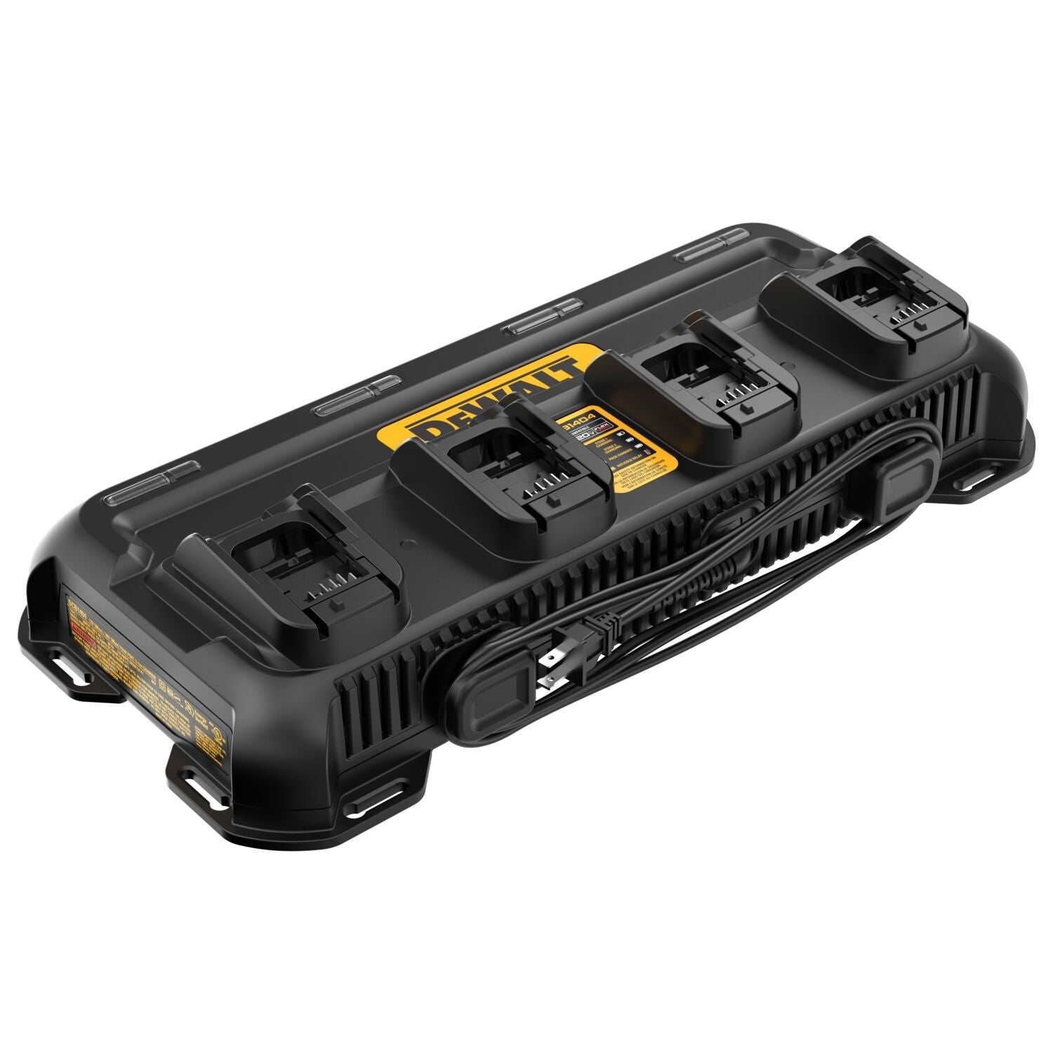 DeWALT DCB1404 4-Amp 4-Battery Simultaneous Multiport Battery Charger for 12V/20V/FlexVolt