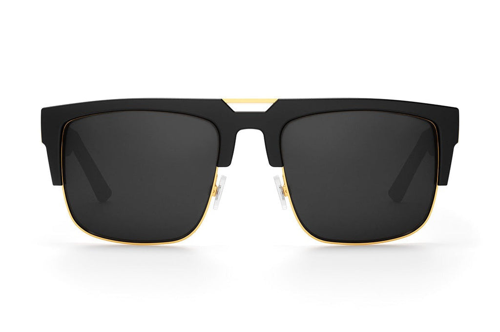 Heat Wave Interceptor Black/Gold Sunglasses