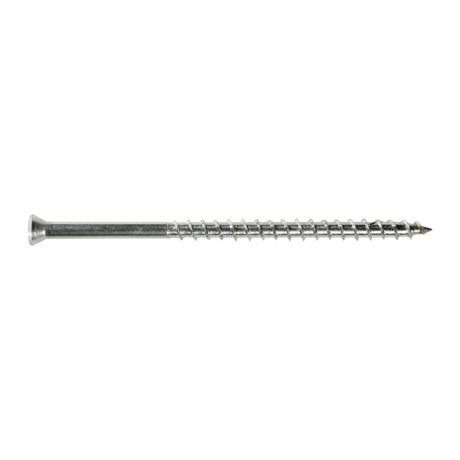 Simpson Strong-Tie T07225FT1WH01 Trim-Head Screw, 6-Lobe Drive, #7 x 2-1/4-in. T-15 Type 316, White 01, 1-lb.