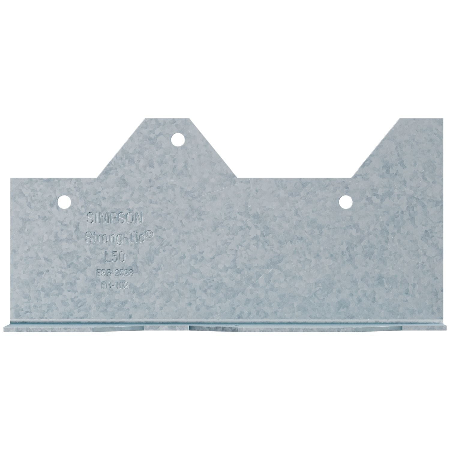 Simpson Strong-Tie L50 5-in. 16-Gauge Galvanized Reinforcing L Angle