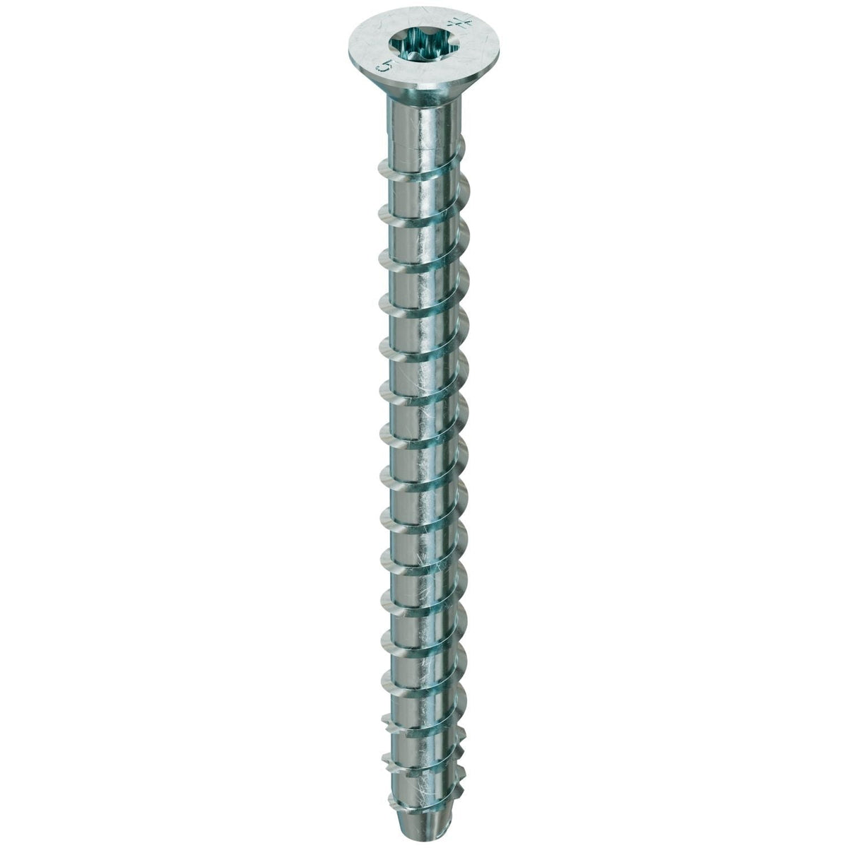 Simpson Strong-Tie Titen HD 3/8-in. x 5-in. Zinc-Plated Countersunk Head Heavy-Duty Screw Anchor, 50-Pack (THD37500CS)