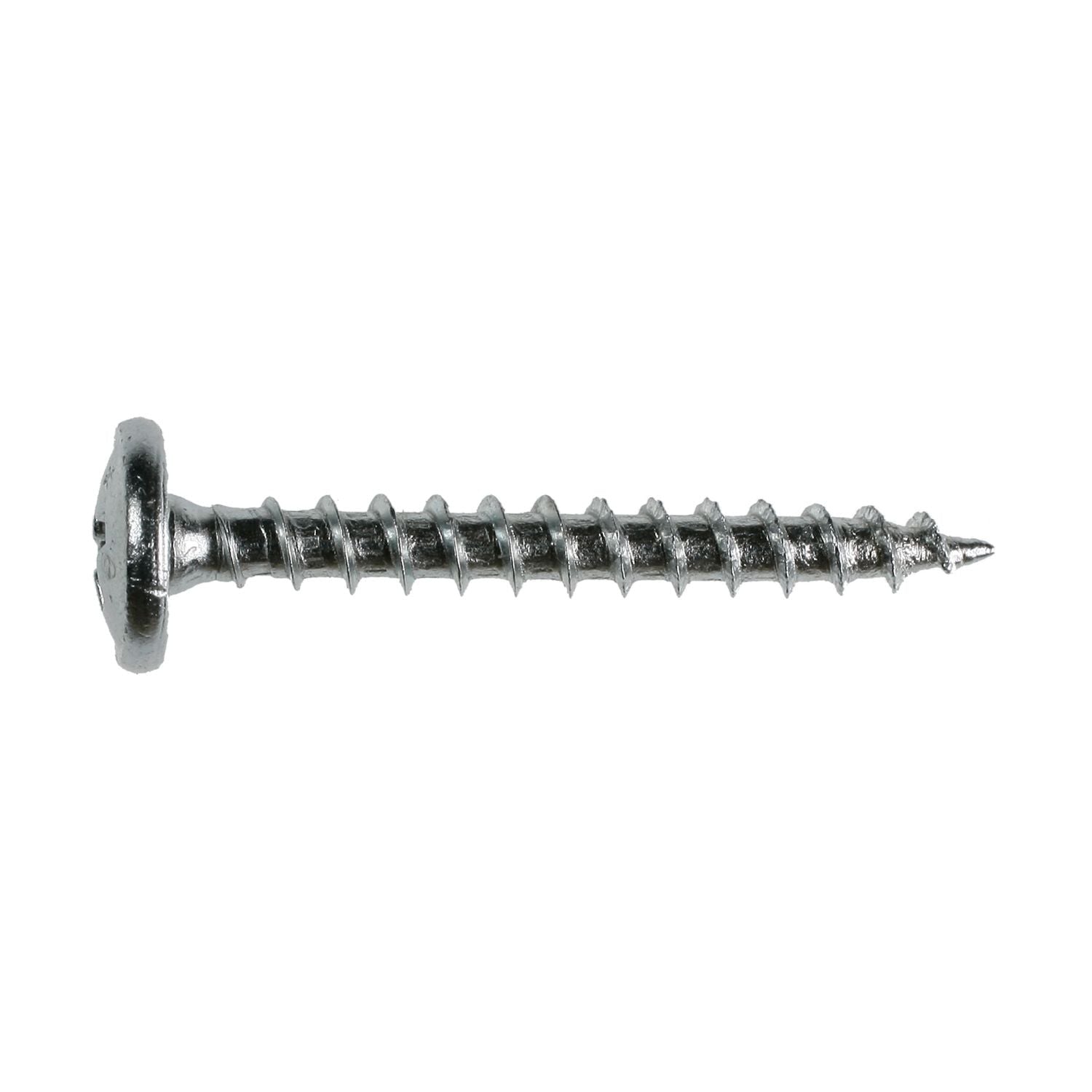 Simpson Strong-Tie SD8X1.25-R Wafer-Head Screw, #8 x 1-1/4-in. #2 Phillips, Clear Zinc Coating, 100-Pack