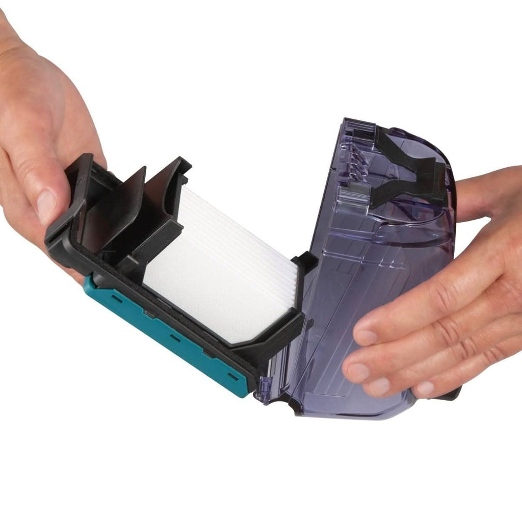 Makita DX12 Dust Extractor Attachment with HEPA Filter Cleaning Mechanism
