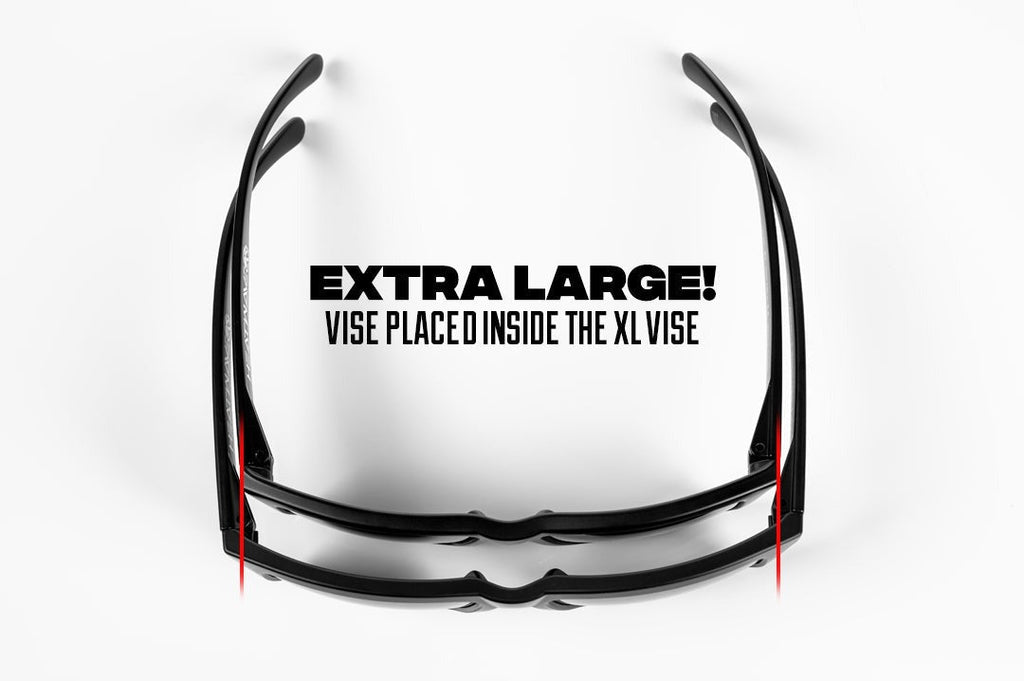 Heat Wave XL VISE Z87 Black Frame Black Lens Sunglasses