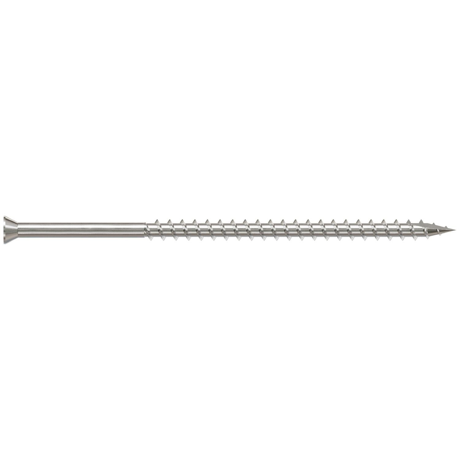 Simpson Strong-Tie S09400FB1 Trim-Head Screw, Square Drive, #9 x 4-in. #2 SQ, Type 305, 1-lb.
