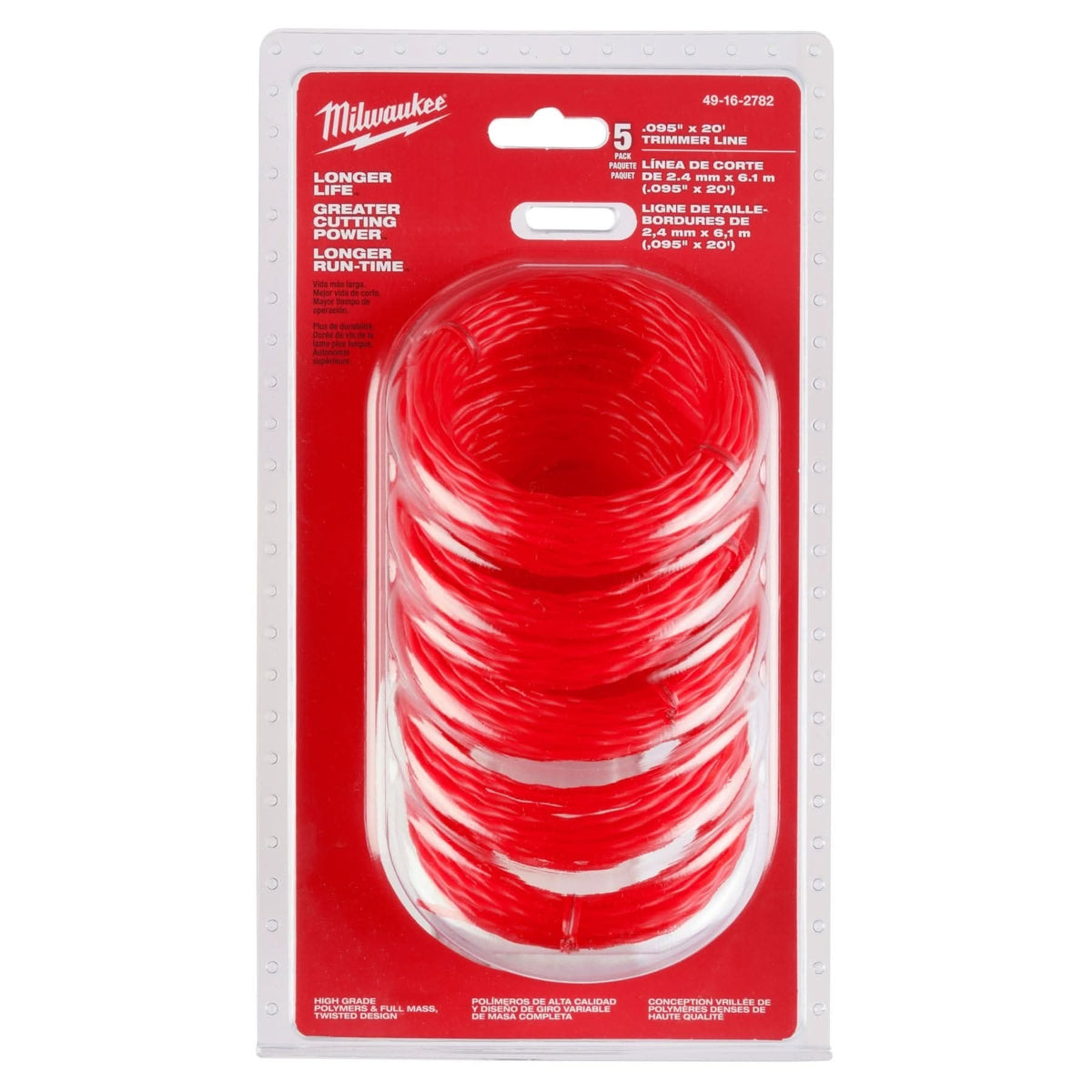 Milwaukee 49-16-2782 Milwaukee 5 Pack of 20 Pre-Cut .095