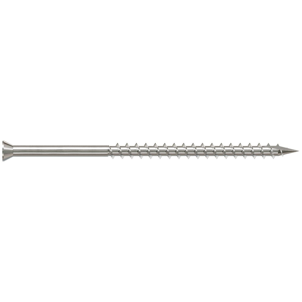 Simpson Strong-Tie S09350FB1 Trim-Head Screw, Square Drive, #9 x 3-1/2-in. #1 SQ, Type 305, 1-lb.
