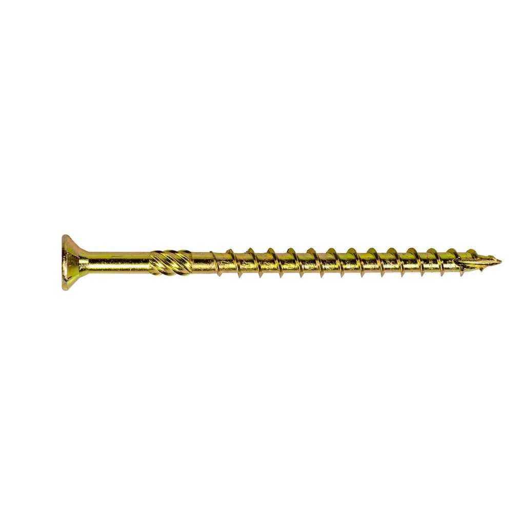 Simpson Strong-Tie SDCP22434 Strong-Drive SDCP TIMBER-CP Screw, 0.315-in. x 4-3/4-in. T40, Yellow Zinc, 250-Pack