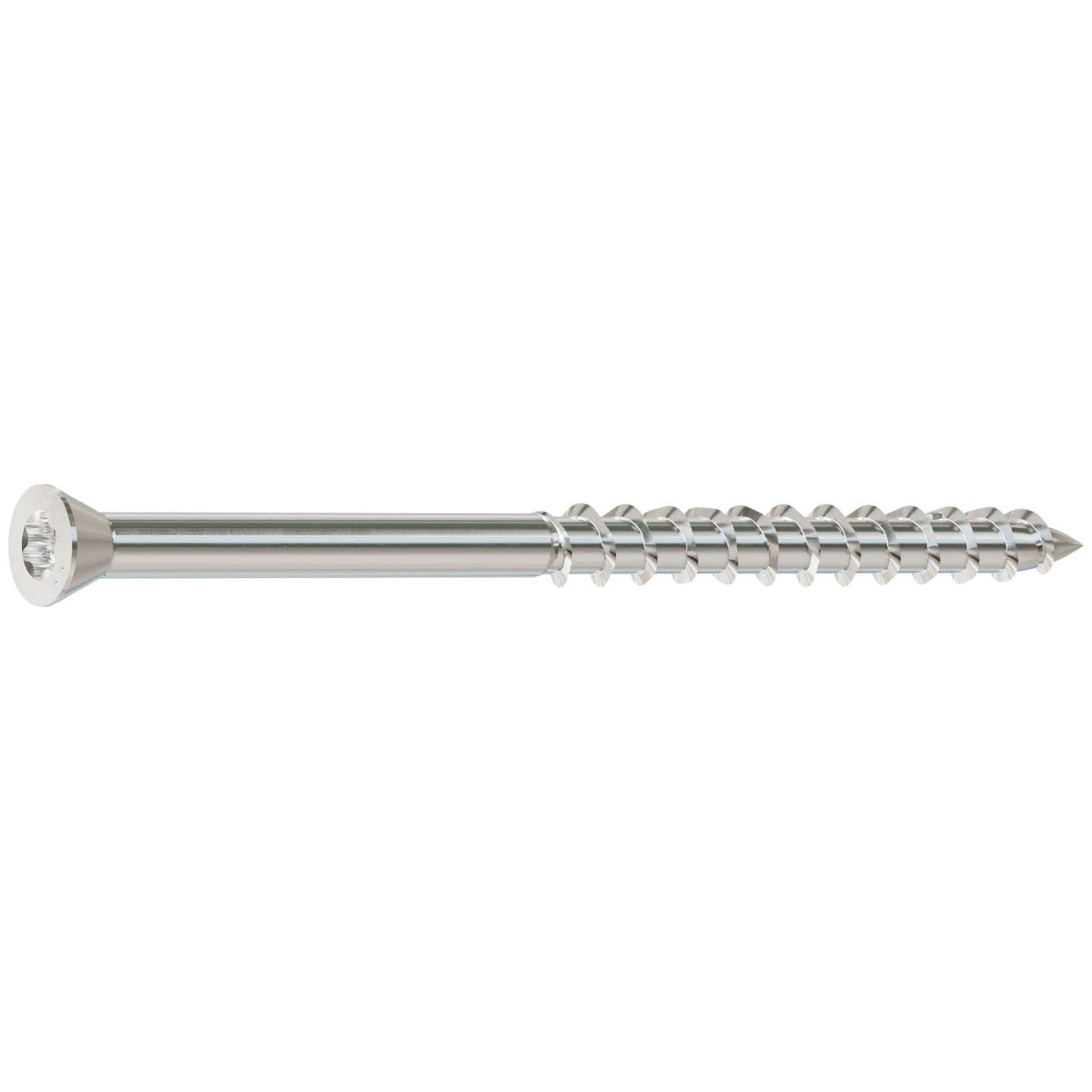 Simpson Strong-Tie S07250WP1 Deck-Drive DWP WOOD SS Screw, #7 x 2-1/2-in. T-15, Trim Head, Type 305, 1-lb.