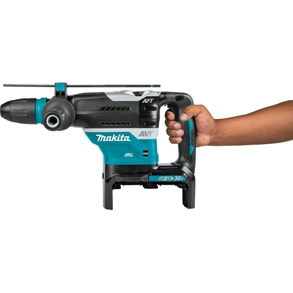 Makita XRH07ZKUN 36V (18V X2) LXT Brushless 1-9/16" SDS-MAX Advanced AVT Rotary Hammer, AFT, AWS, Tool Only