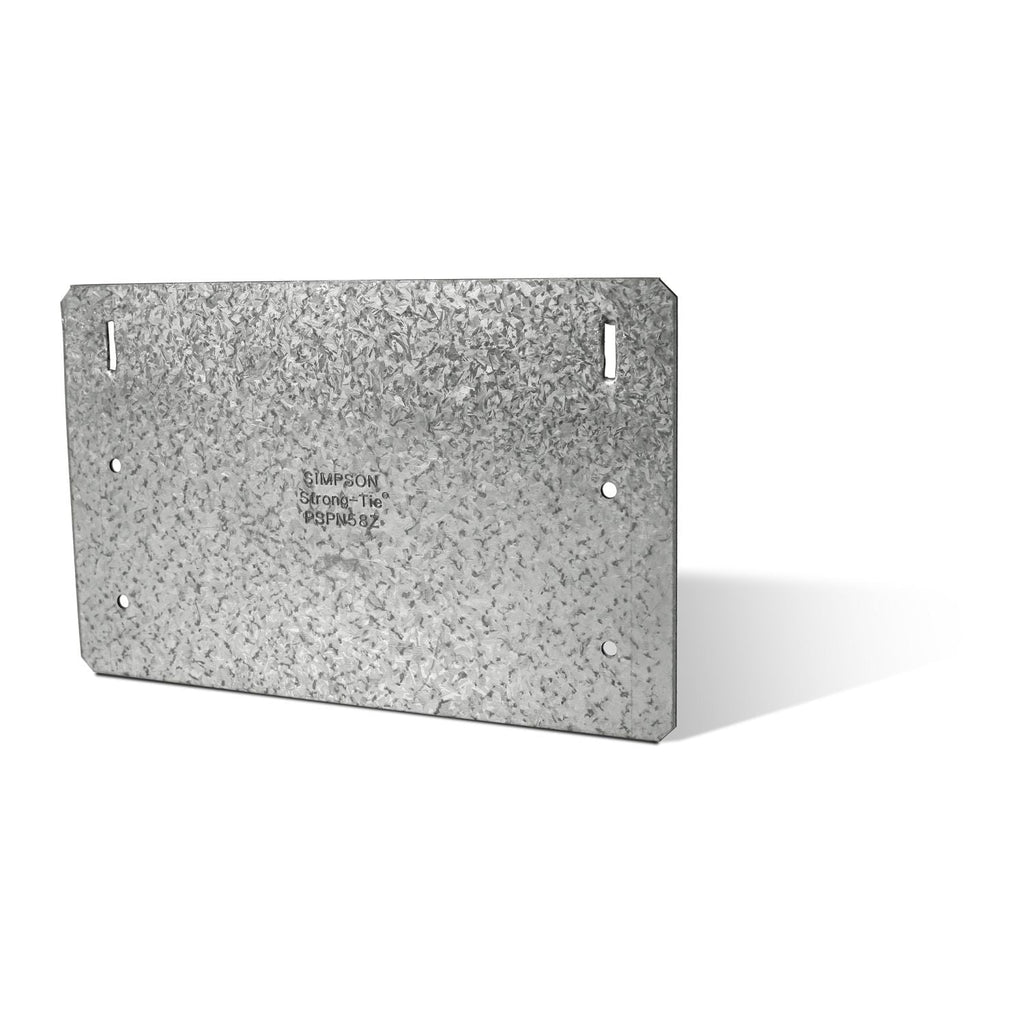 Simpson Strong-Tie 5-in. x 8-in. ZMAX Galvanized Protecting Shield Plate Nail Stopper (PSPN58Z)