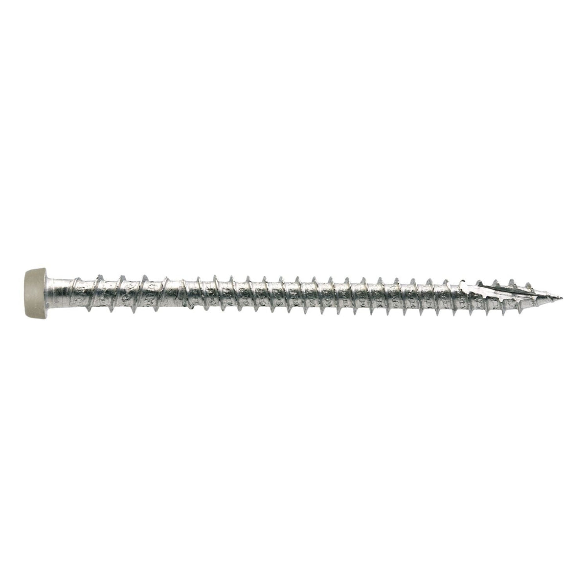Simpson Strong-Tie DCU234P316GR Deck-Drive DCU COMPOSITE Screw, #10 x 2-3/4-in. T20, Type 316, Gray, 350-Pack