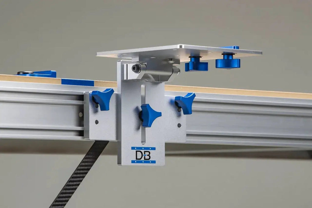 Dashboard MFT Guide Rail Bracket Set for Square Track Saw Crosscuts (GRB001)
