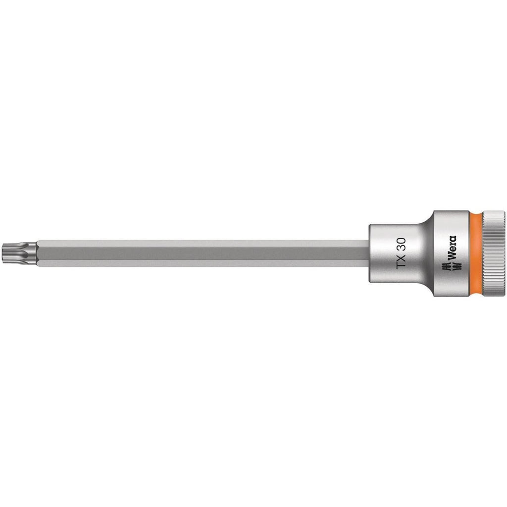 Wera 8767 C Hf Torx Zyklop Bit Socket With 1/2-in. Drive With Holding Function, Torx 30x140-mm.