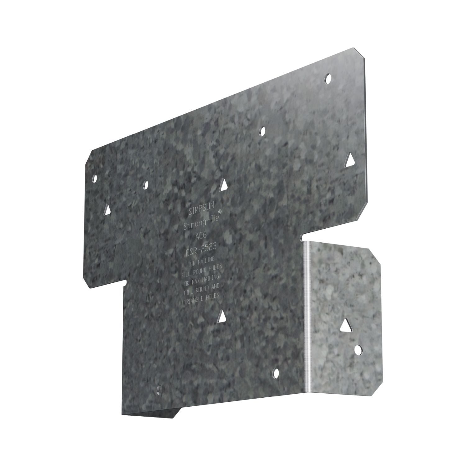 Simpson Strong-Tie AC6Z AC ZMAX Galvanized Adjustable Post Cap for 6x