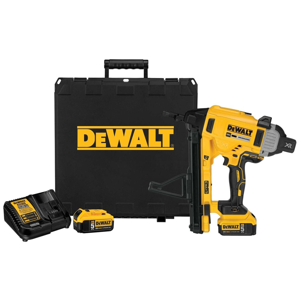 DeWALT 1-In. Magazine Cordless Concrete Nailer 5.0Ah Kit (DCN891P2)