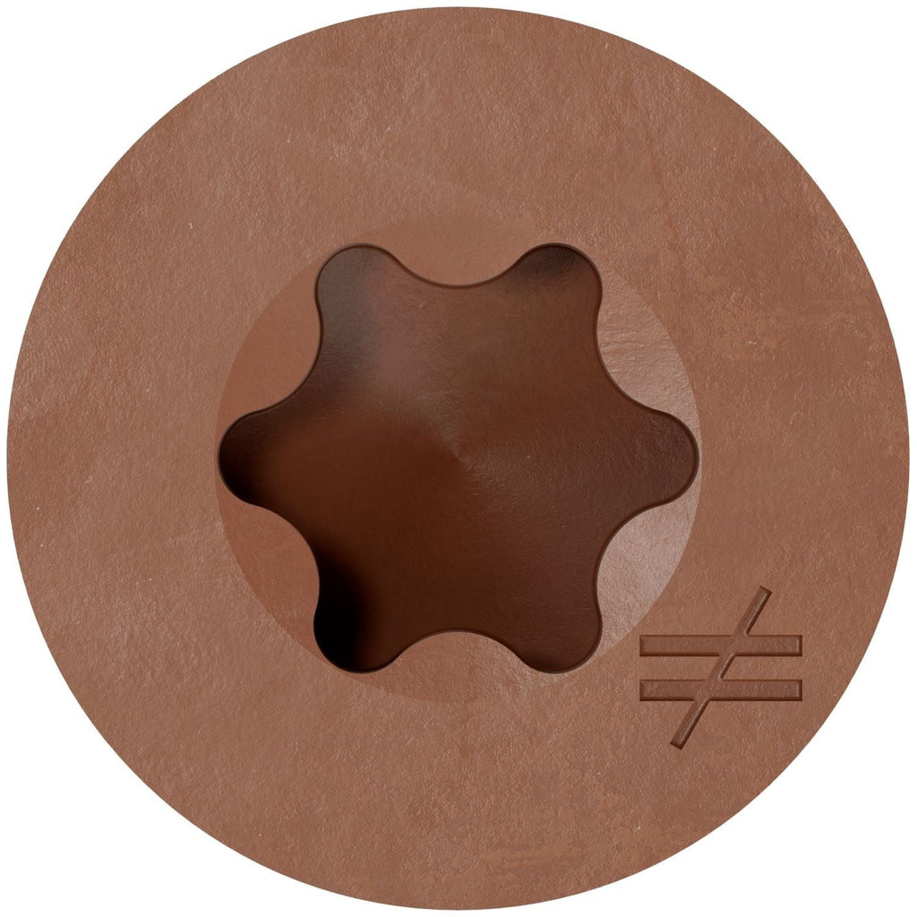 Simpson Strong-Tie DSVR158R5LB Deck-Drive DSV WOOD Screw, #8 x 1-5/8-in. T-25, Flat Head, Quik Guard, Red, 5-lb.