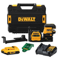 Dewalt DCLE34520G DEWALT 12V / 20V MAX Cross Line 5-Spot Combo Green Laser 2.0Ah Kit