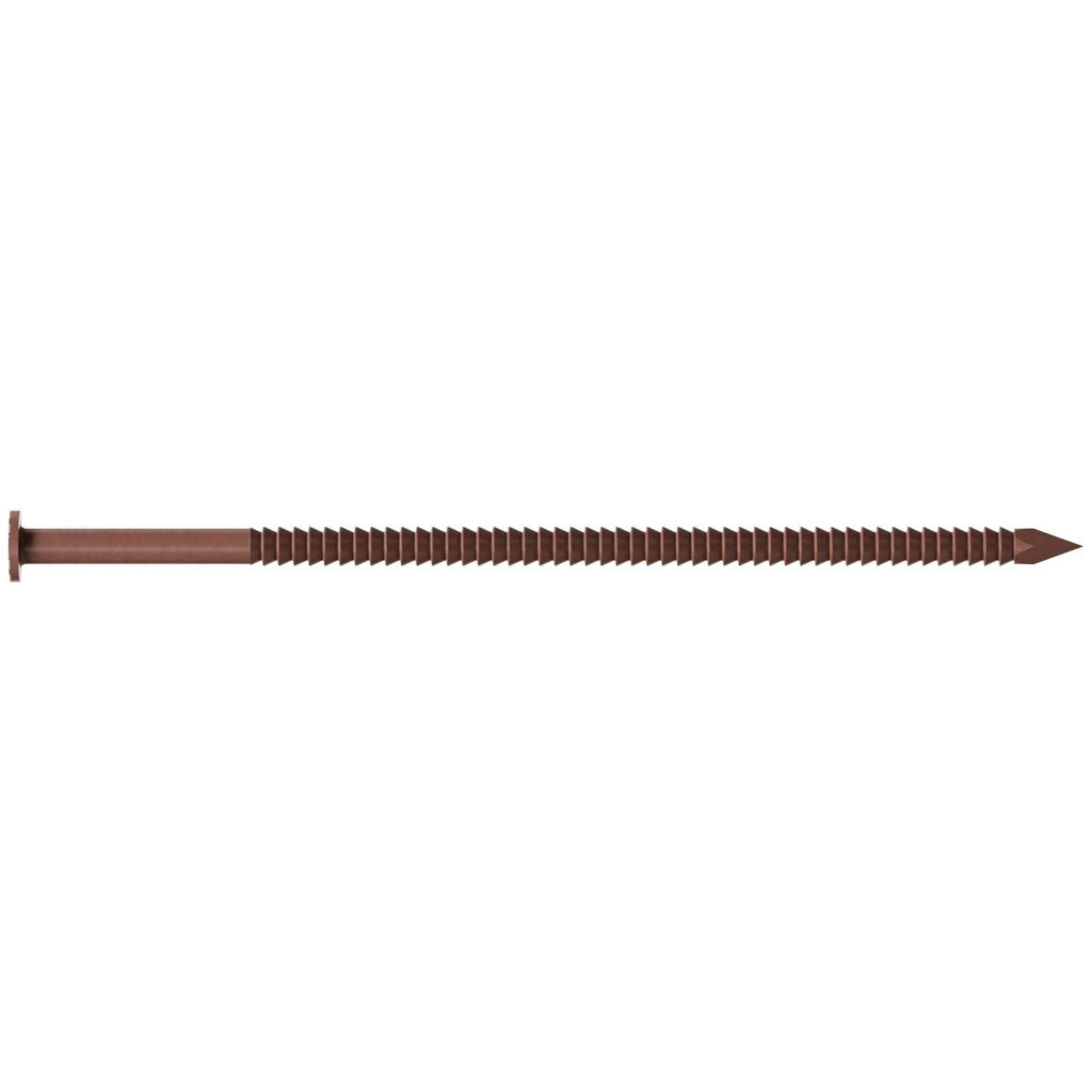 Simpson Strong-Tie S16SNDR5 Painted Siding Nail, 3-1/2-in. x .120-in. Type 304 Stainless Steel, Redwood, 5-lb.