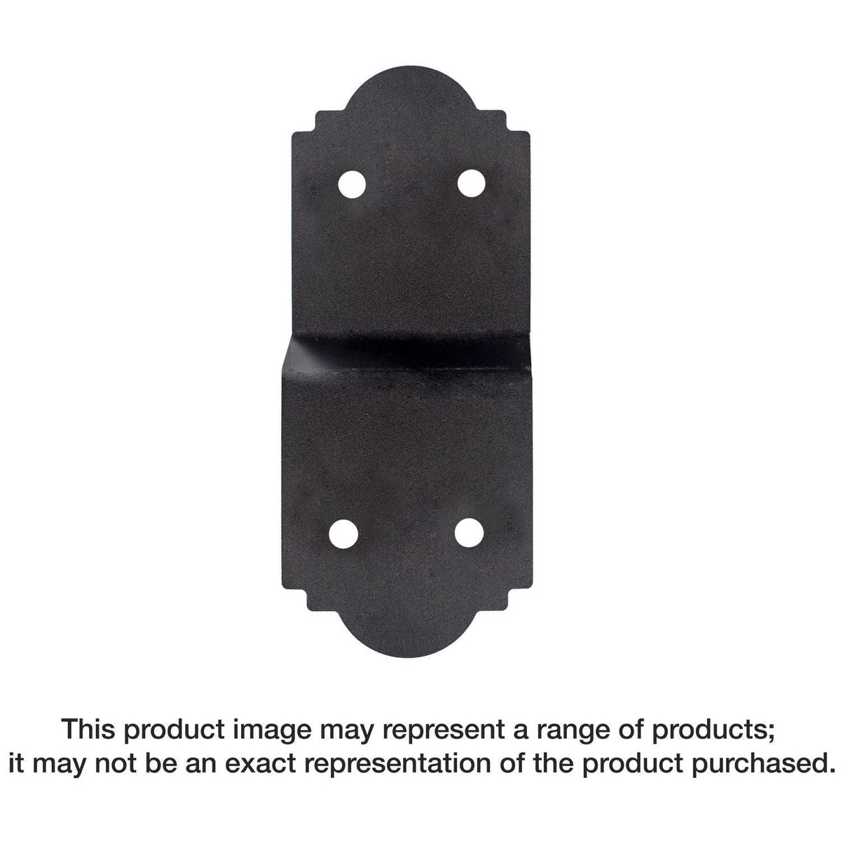 Simpson Strong-Tie APDJT2-6 Outdoor Accents Mission Collection 5-in. ZMAX, Black Powder-Coated Deck Joist Tie for 2x