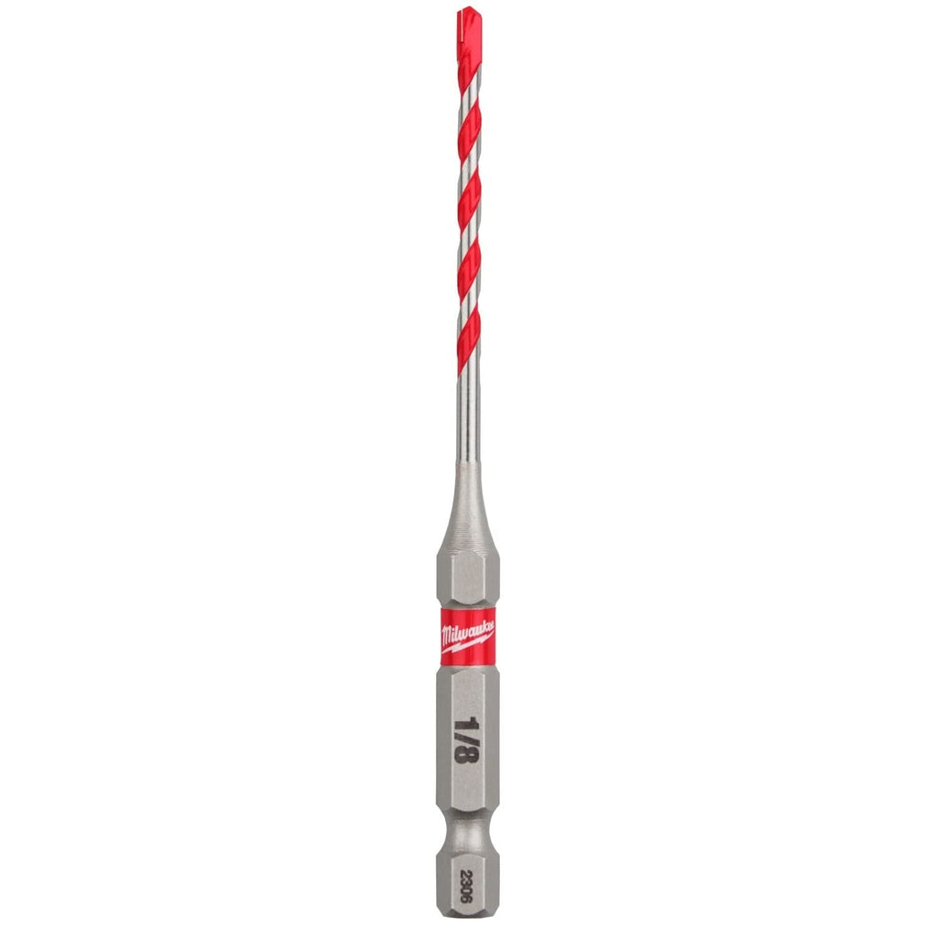 Milwaukee 48-20-9000 1/8" x 2" x 3-1/2" SHOCKWAVE Impact Duty Carbide Hammer Drill Bit