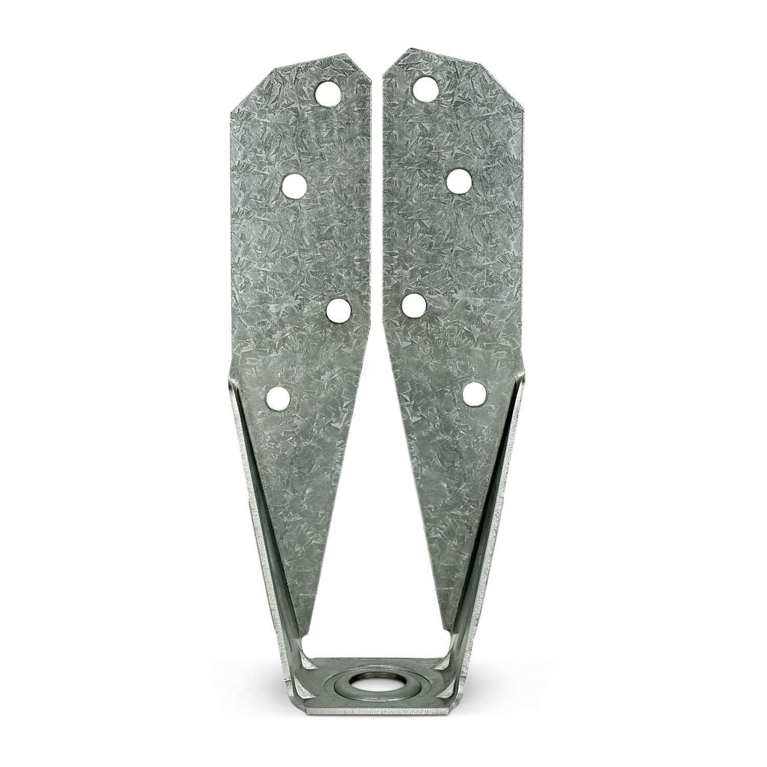 Simpson Strong-Tie DTT2Z-R2 DTT2Z ZMAX Galvanized Deck Tension Tie for 2x with 1-1/2-in. SDS Screws, 2-Pack