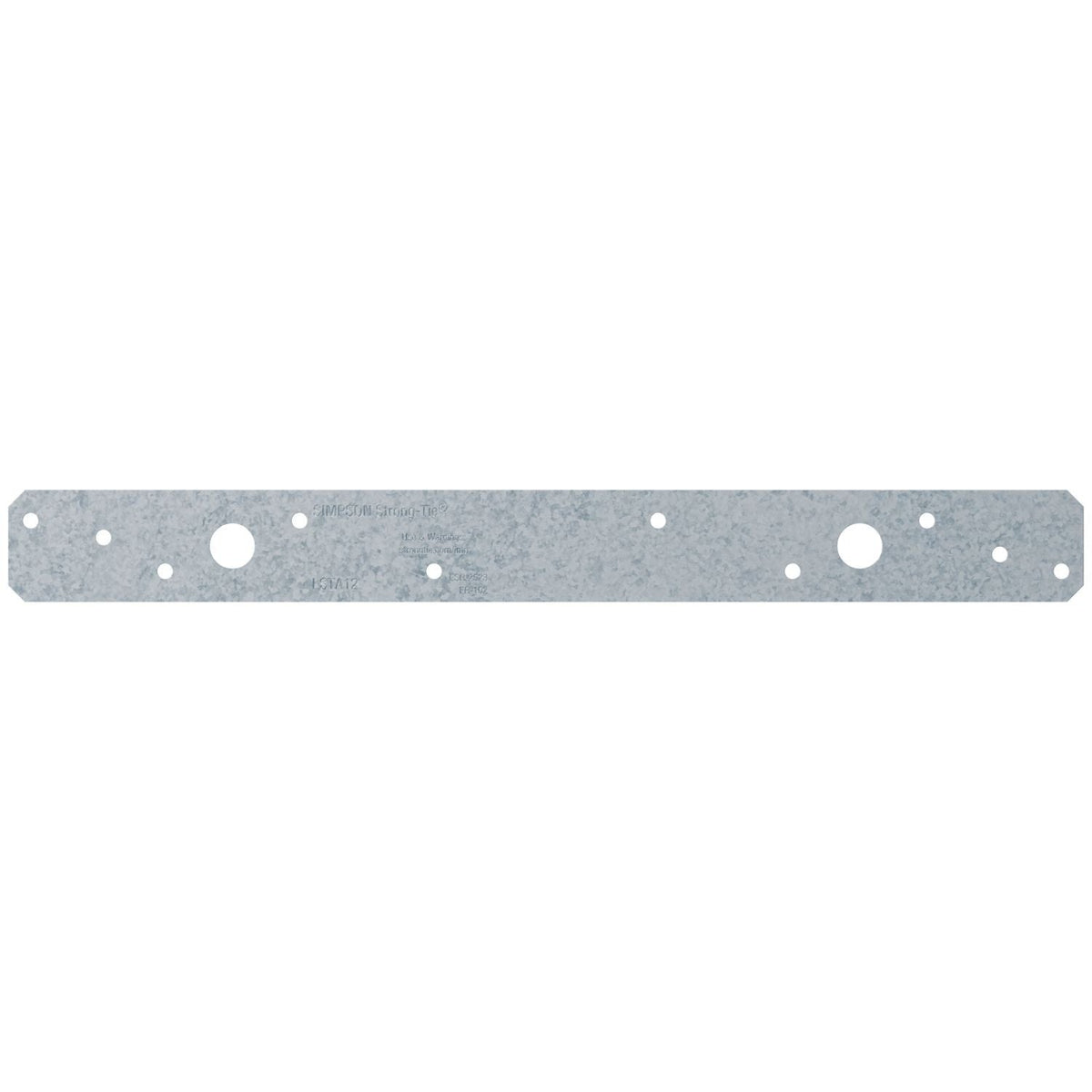 Simpson Strong-Tie 1-1/4-in. x 12-in. 20-Gauge Galvanized Strap Tie (LSTA12)