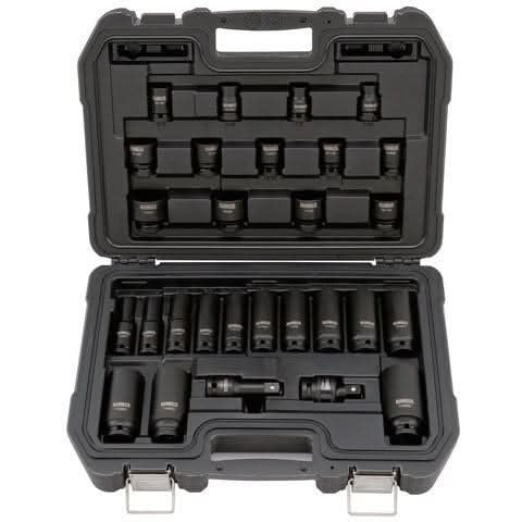 Dewalt DWMT19244 28 Piece 1/2-in Drive Standard & Deep Impact Socket Set 6 PT
